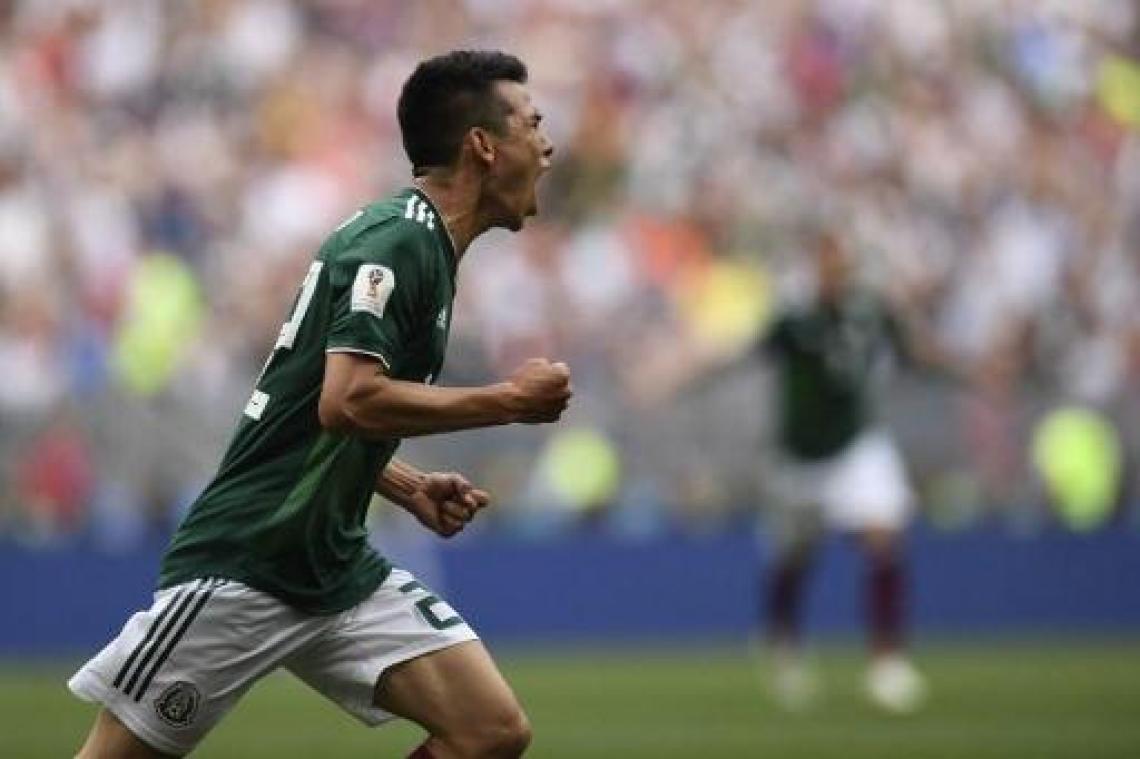WK 2018 - Mexicaanse doelpuntenmaker Hirving Lozano is Man van de Match tegen Duitsland