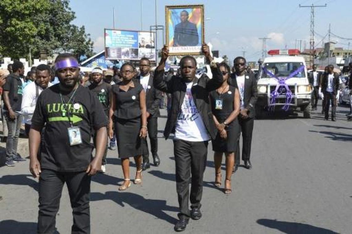 Eerbetoon in Molenbeek aan levend verbrande Congolese activist Luc Nkulula