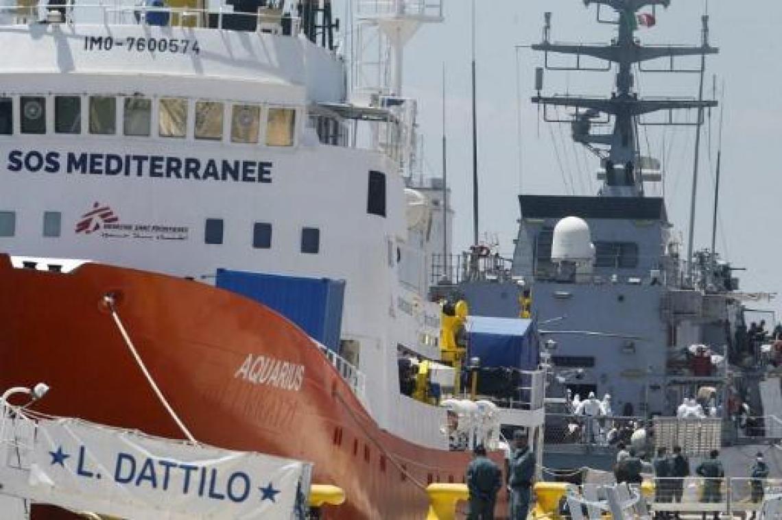 Meerderheid van Fransen gekant tegen opvang Aquarius in Franse haven