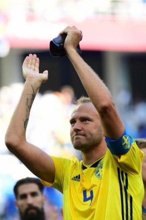 Andreas Granqvist is 'Man van de Match' in Zweden - Zuid-Korea