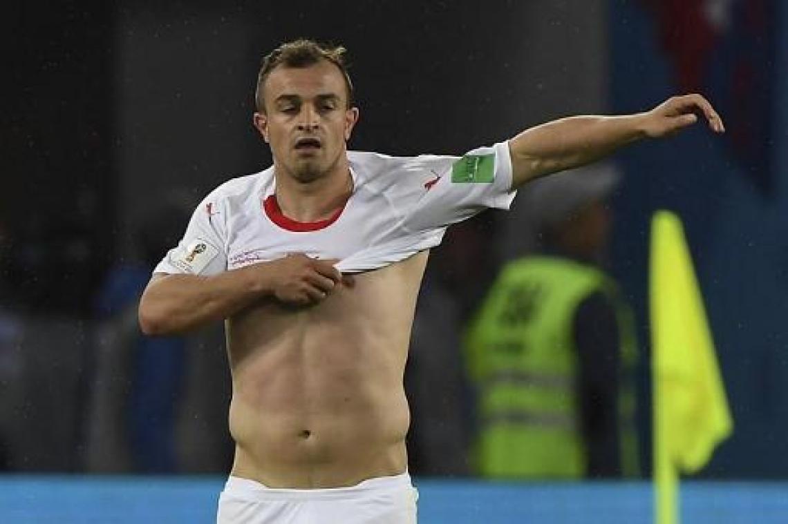 WK 2018 - Shaqiri trapt Zwitserland na intense strijd voorbij Servië