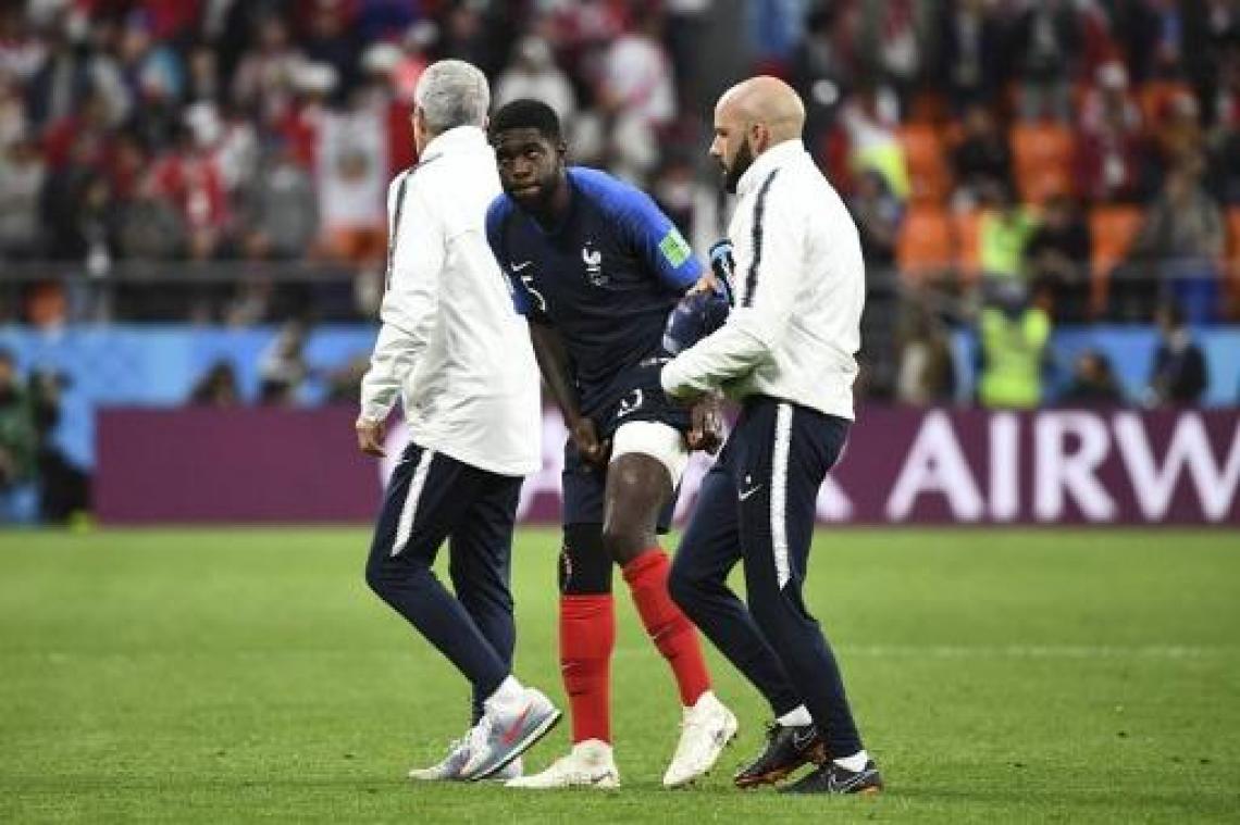 Franse ploeg traint zonder Umtiti en Rami