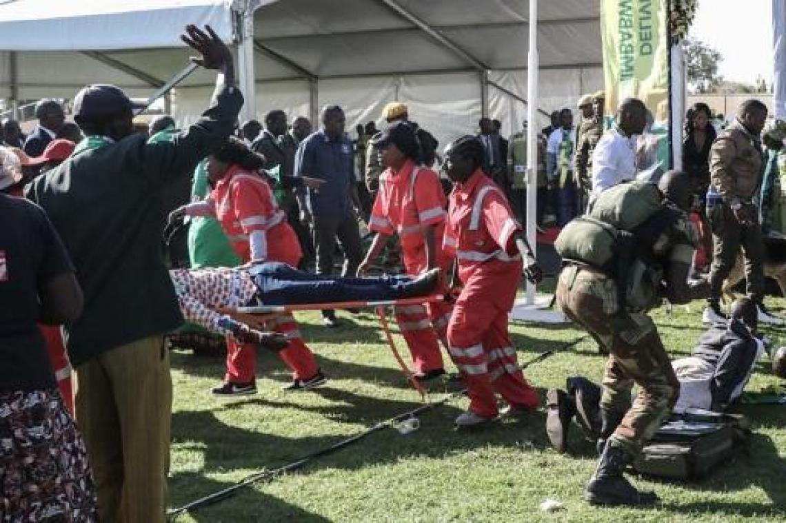 41 gewonden bij ontploffing in Zimbabwe tijdens campagnemeeting