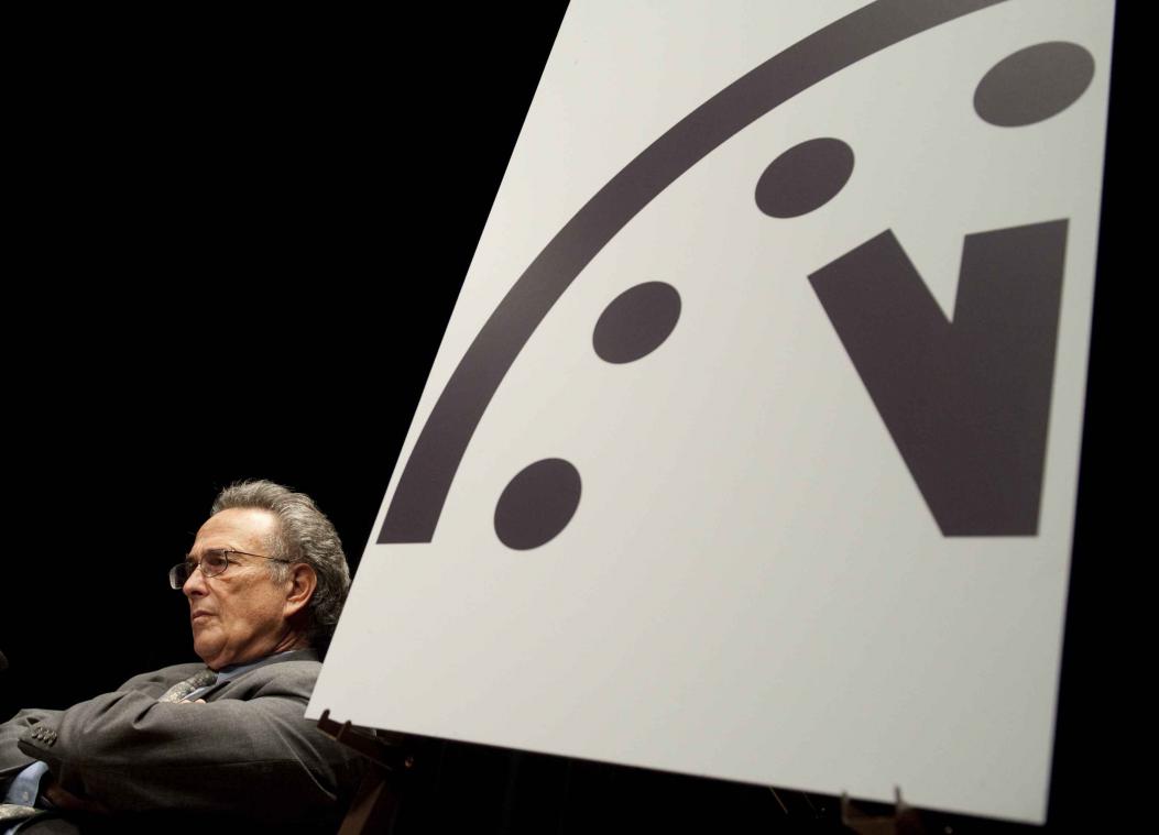Doomsday Clock blijft op 3 voor 12 staan