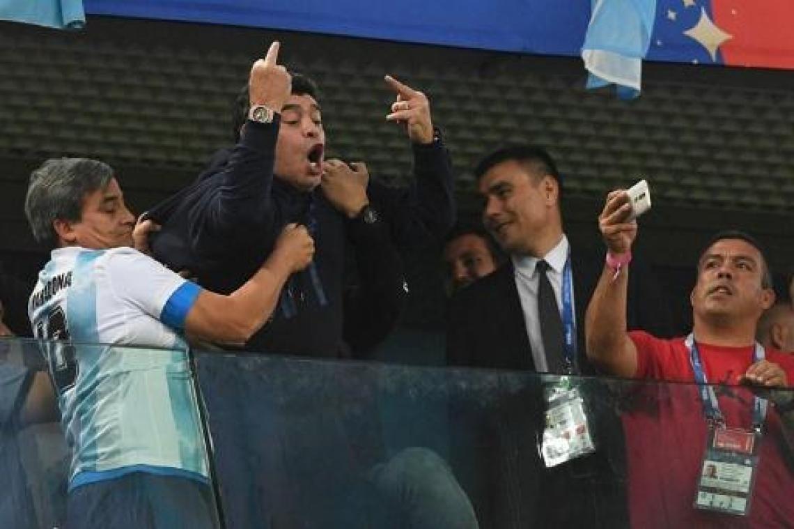 WK 2018 - Maradona zorgt weer voor ophef
