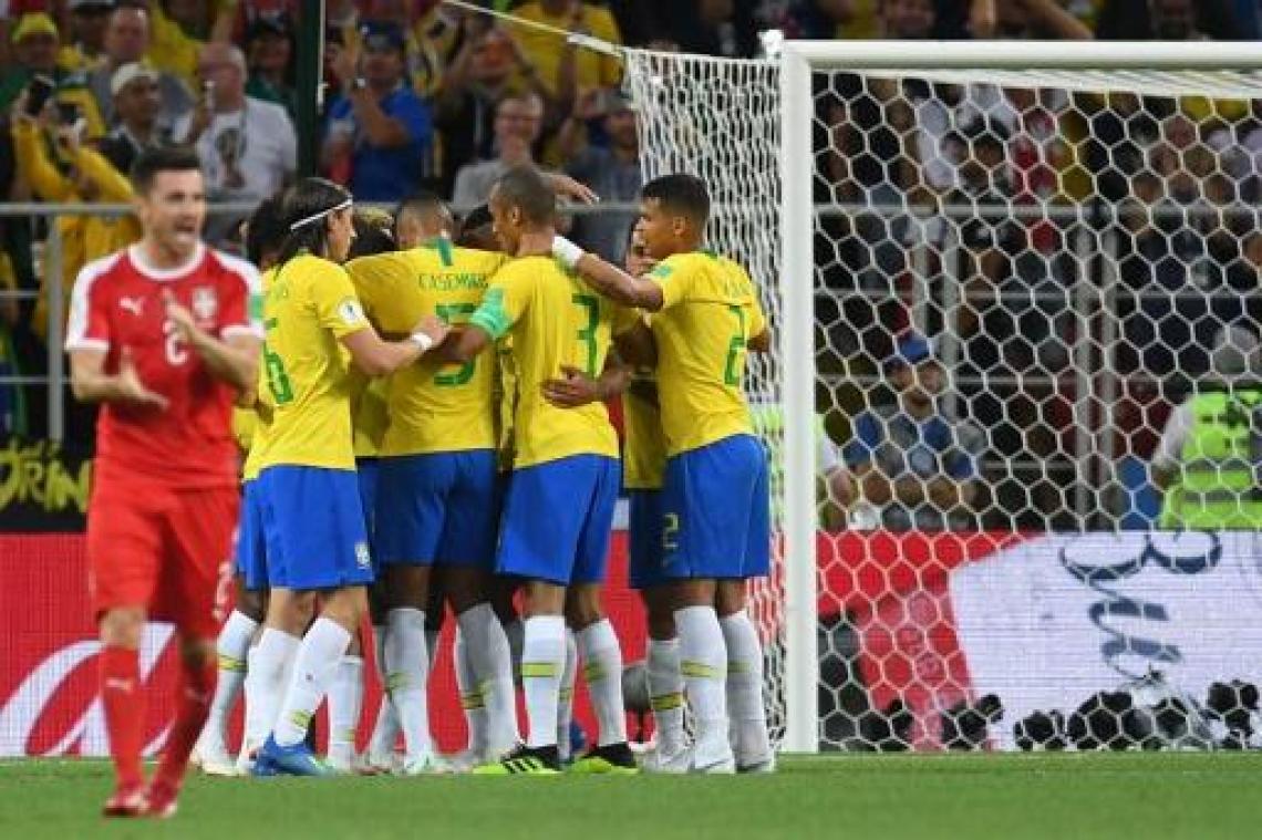 WK 2018 - Brazilië schakelt Servië uit en is groepswinnaar