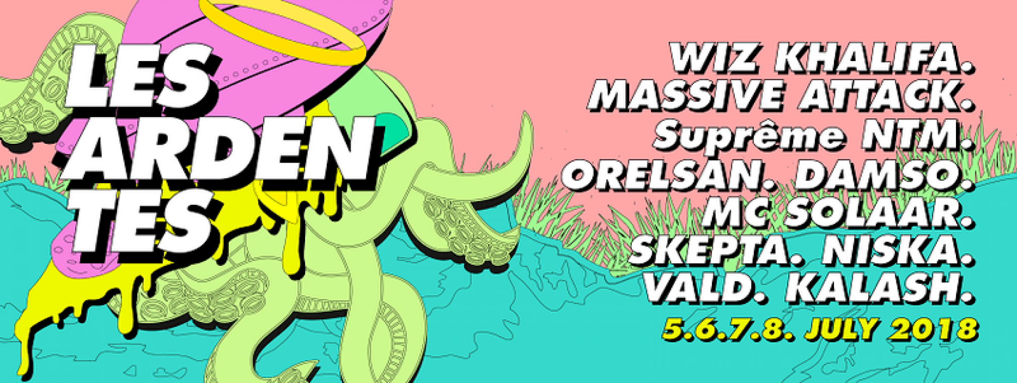 Win tickets voor Les Ardentes 2018 !