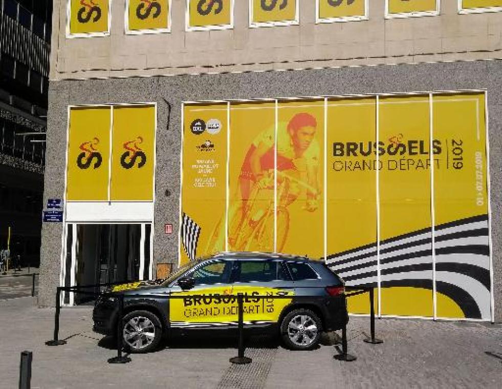 Tour-hoofdkwartier in Brussel ingehuldigd