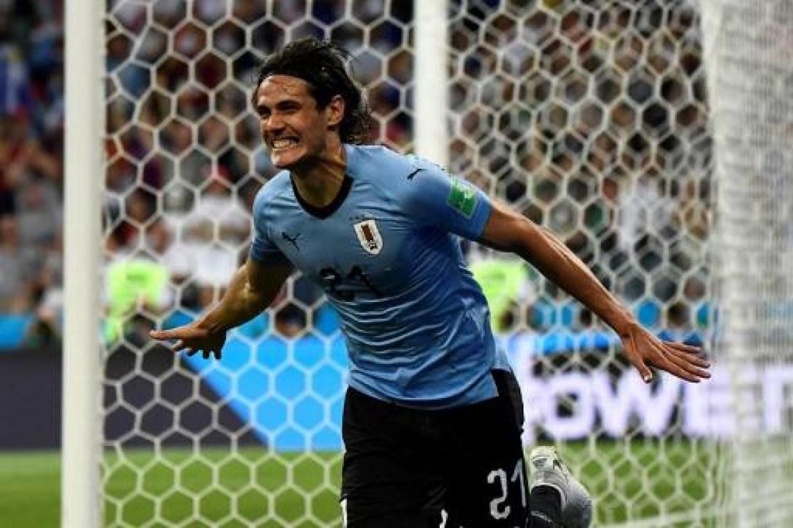WK 2018 - Edinson Cavani "Man van de Match" in Uruguay-Portugal