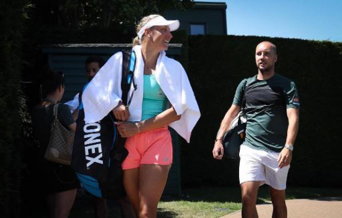 Wimbledon - Yanina Wickmayer is op haar hoede voor Barthel