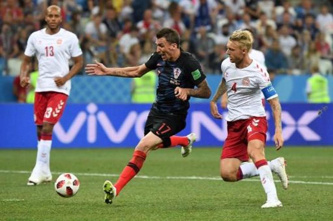 WK 2018 - Kroatië met strafschoppen voorbij Denemarken naar kwartfinales