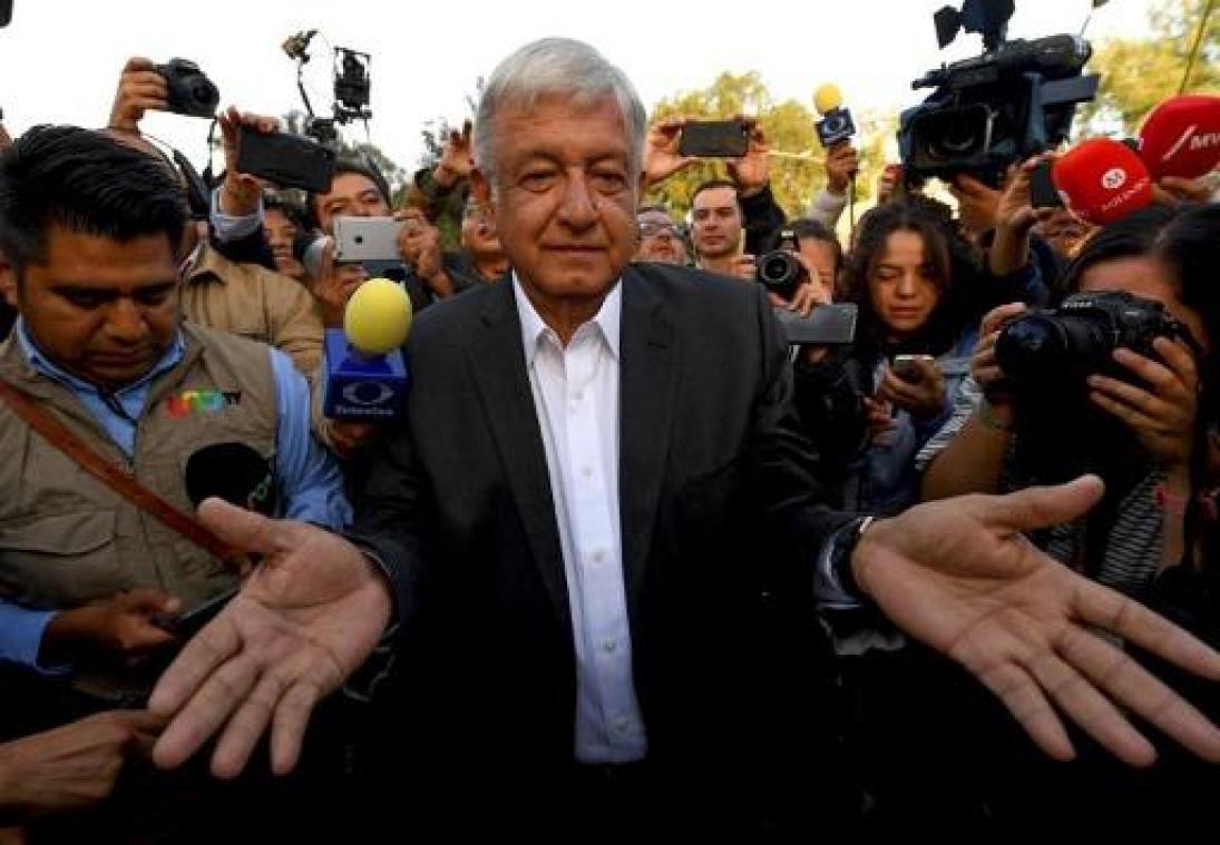 Verkiezingen Mexico - Exitpolls voorspellen ruime overwinning voor Lopez Obrador