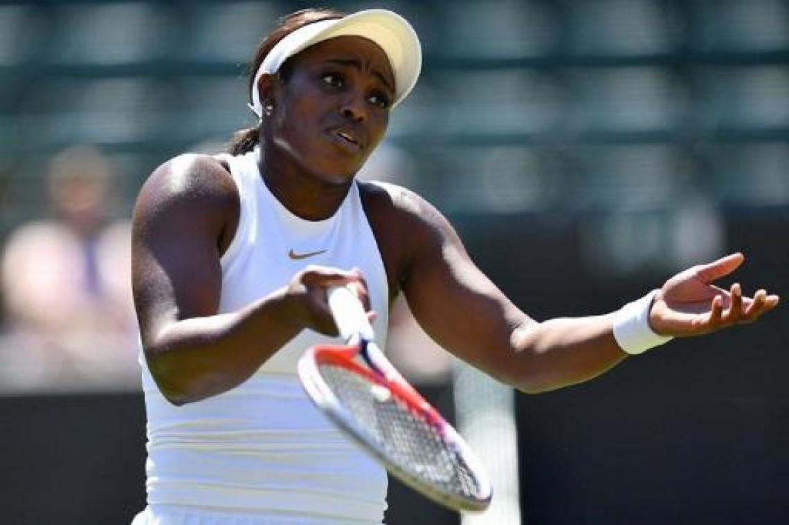 US Open-kampioene Sloane Stephens moet meteen inpakken op Wimbledon