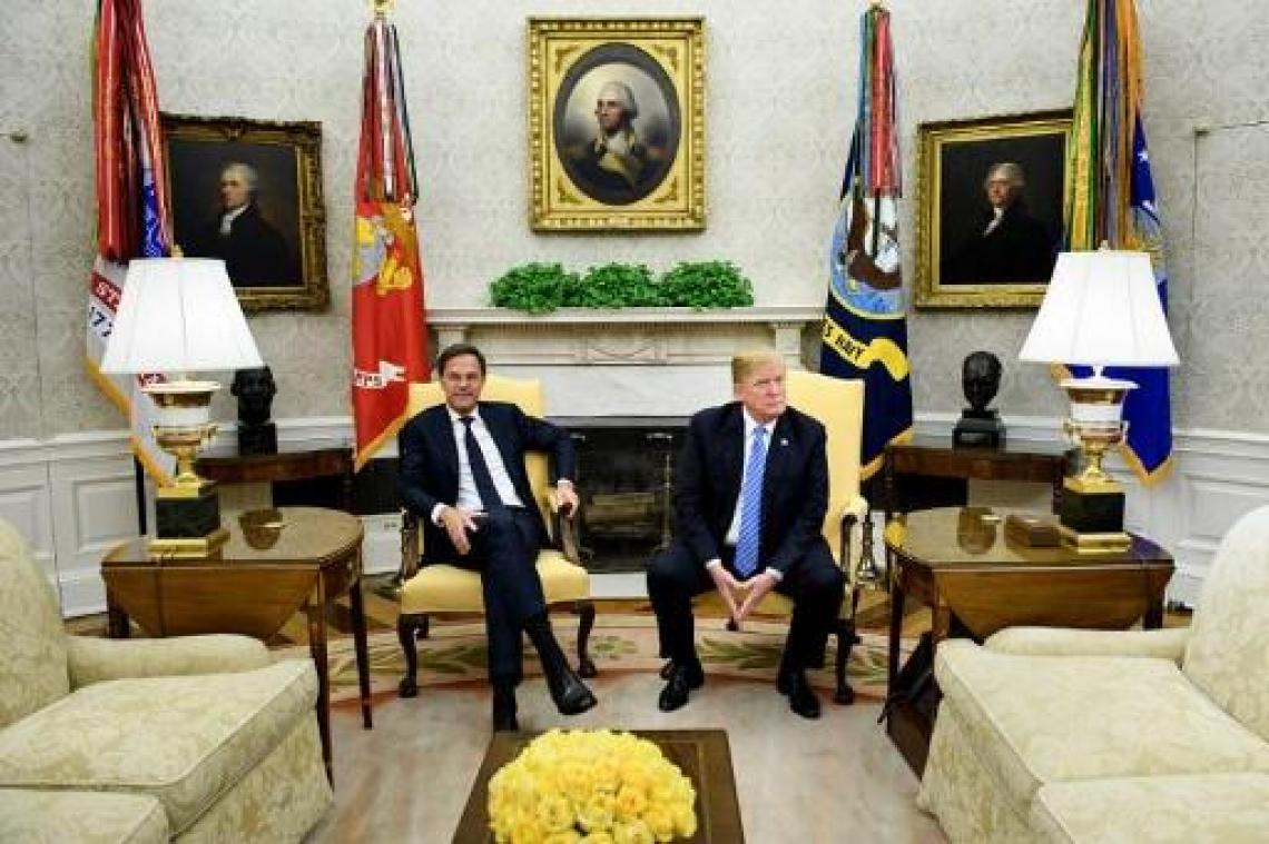 Nederlandse premier ontvangen door Trump: "relatie met Nederland beter dan ooit"