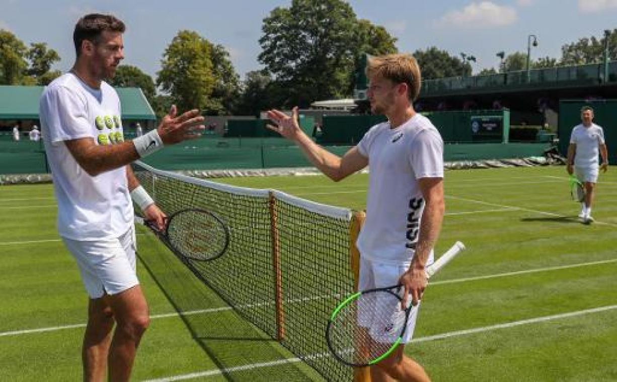 Juan Martin del Potro laat geen steek vallen in eerste ronde Wimbledon