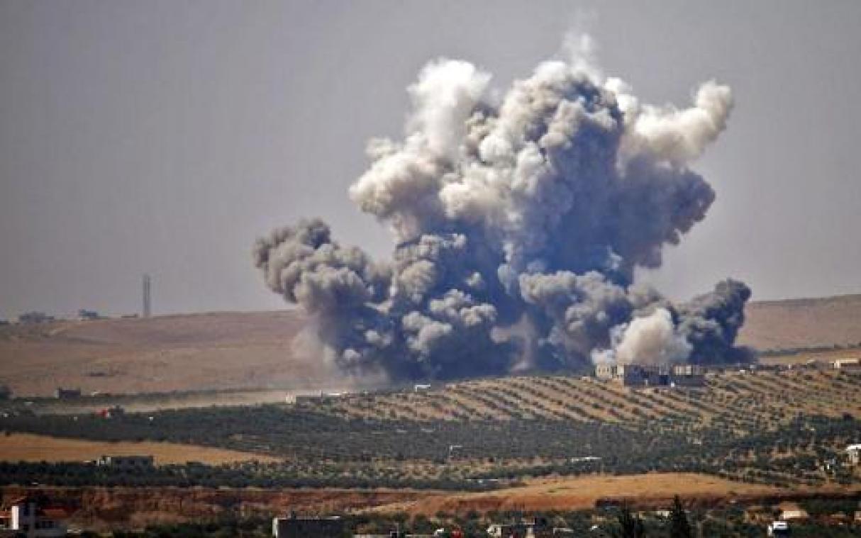 Honderden luchtaanvallen op rebellengebieden in zuiden van Syrië