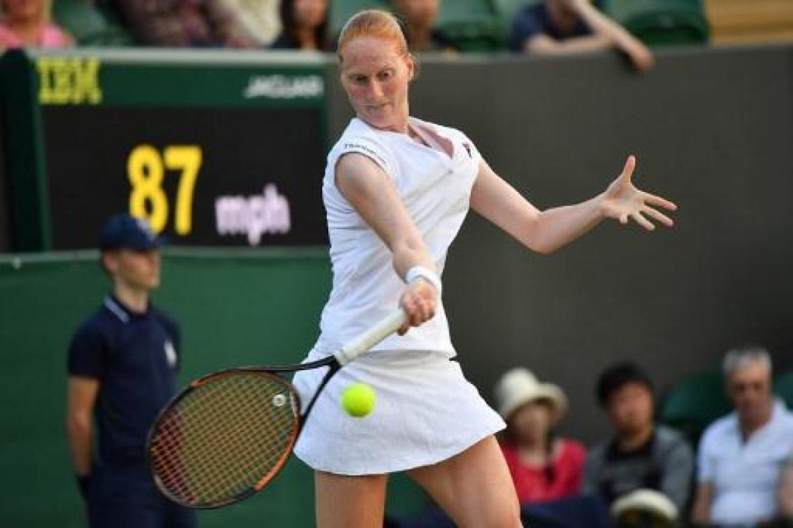 Wimbledon - Alison Van Uytvanck stunt zich voorbij titelverdedigster Muguruza naar derde ronde