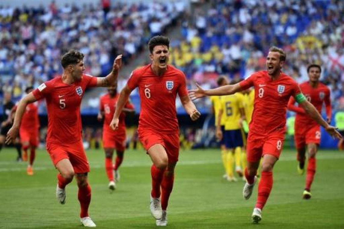 WK 2018 - Engeland voorbij Zweden naar halve finales