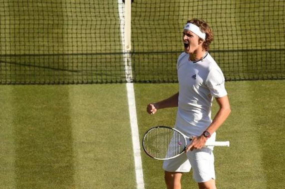 Wimbledon - Alexander Zverev, 's werelds nummer drie, strandt in zestiende finales