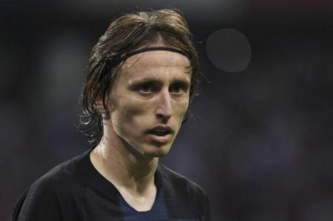 WK 2018 - Kroaat Luka Modric is "Man van de Match" tegen Rusland