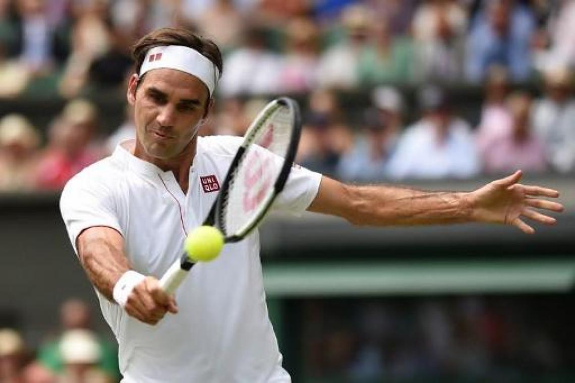 Roger Federer blijft op koers voor negende Wimbledon-titel