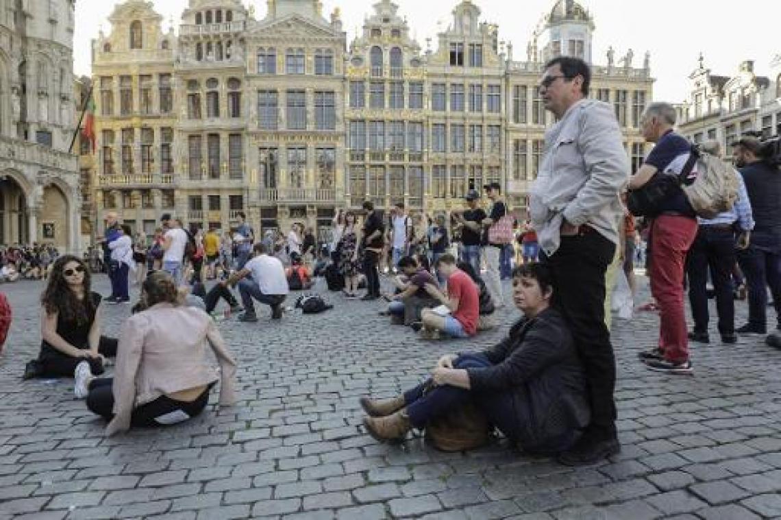 WK 2018 - Grote Markt van Brussel wordt gehuld in driekleur