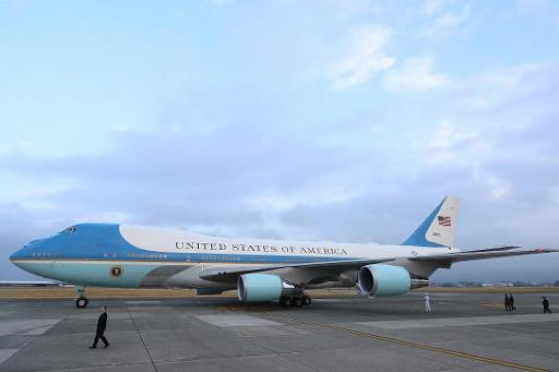 NAVO-top - Trump aangekomen in Brussel