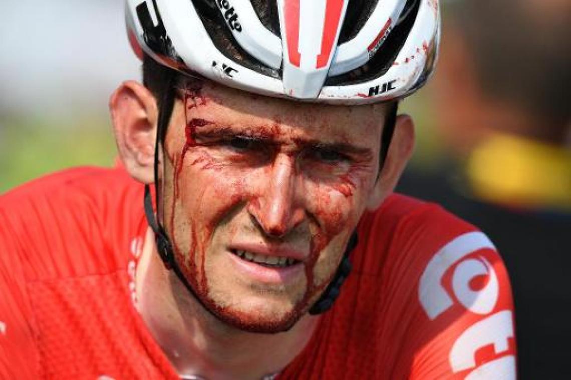 Tour de France - Zorgen om Tiesj Benoot na valpartij