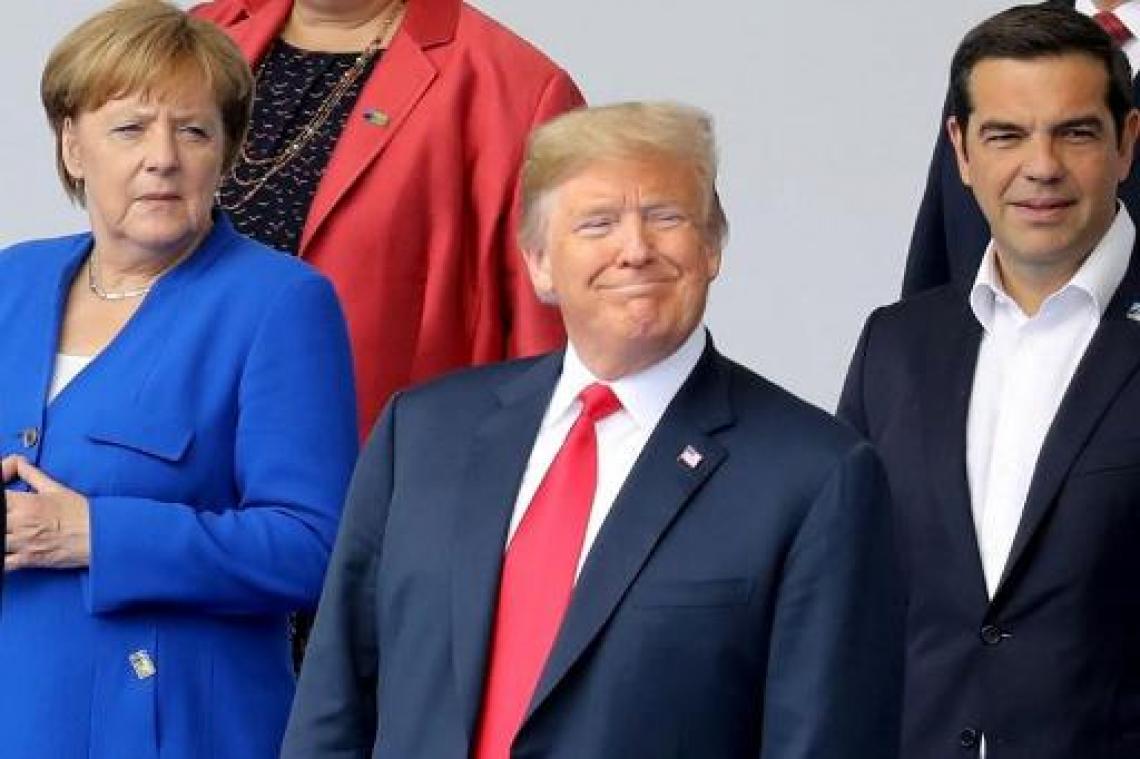 Trump heeft toch "heel goede relatie" met Merkel