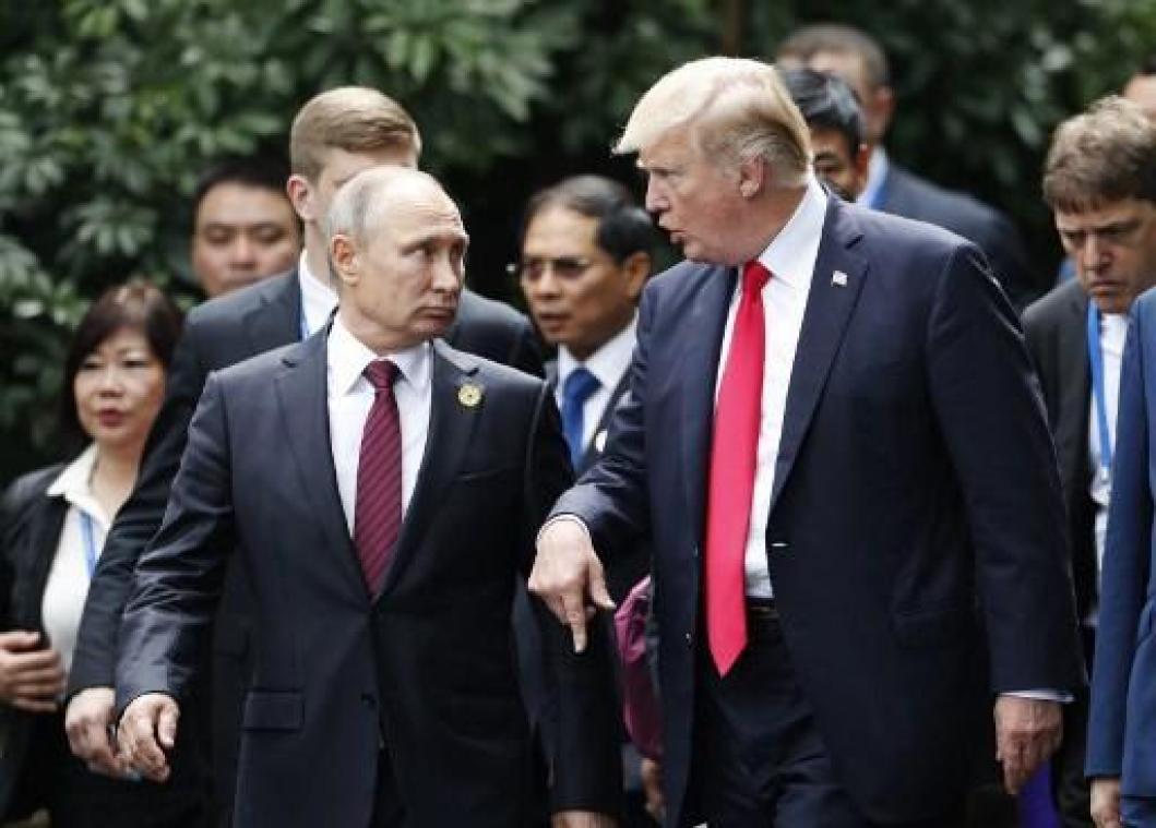 Trump beschouwt Poetin als een "concurrent", geen "vijand"