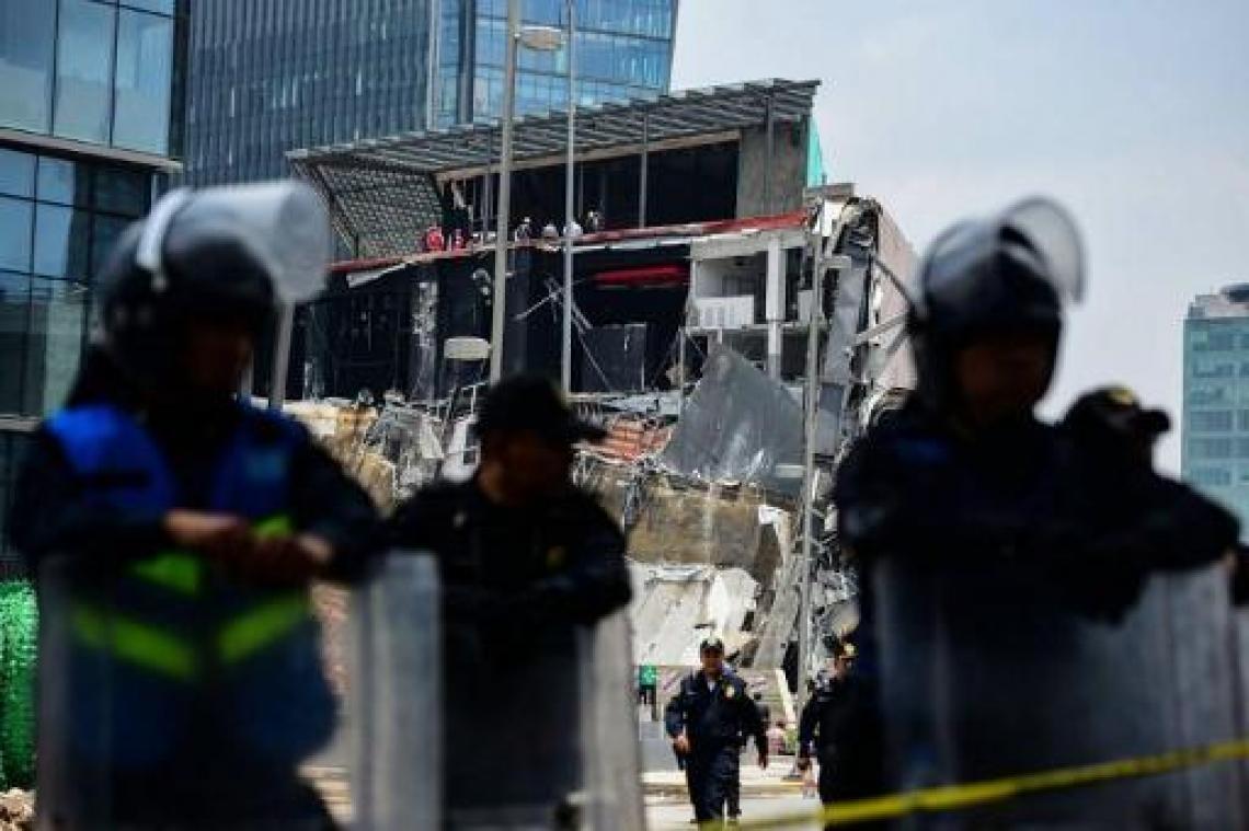 Winkelcentrum ingestort in Mexico-stad