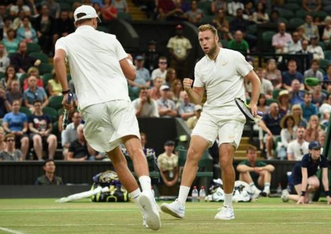 Wimbledon - Amerikanen Jack Sock en Mike Bryan winnen dubbelfinale