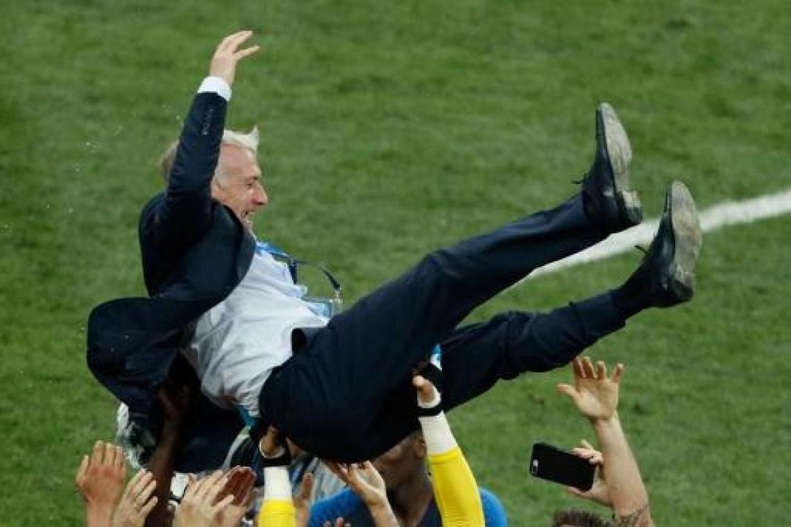 WK 2018 - Didier Deschamps is nog maar derde die wereldbeker wint als speler én als trainer