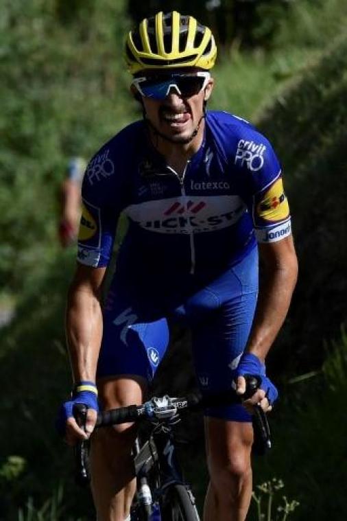 Fransman Alaphilippe wint eerste bergit, sterke Van Avermaet behoudt geel