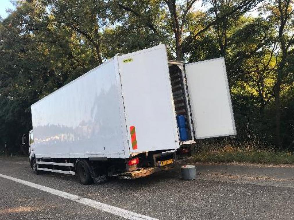 Vrachtwagen met drugsafval gevonden in Genk