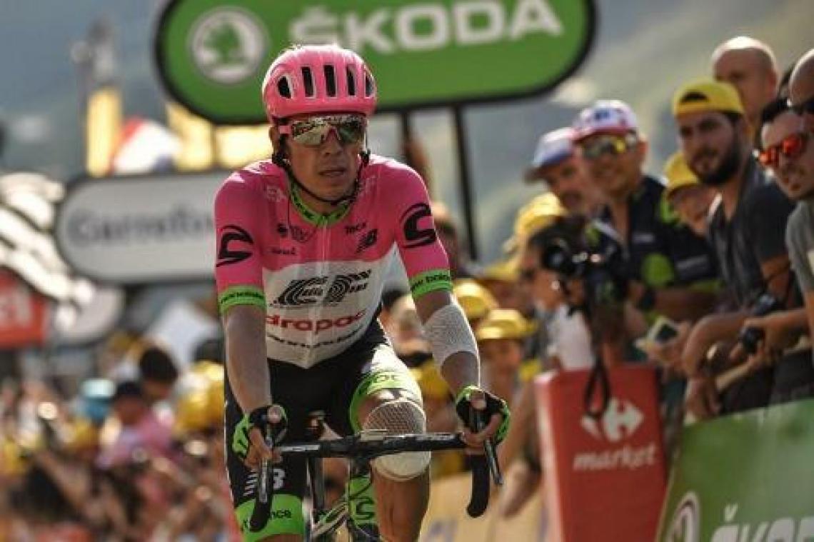 Rigoberto Uran, vorig jaar tweede na Froome, gooit de handdoek