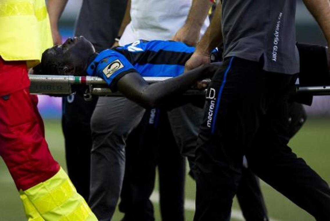 Diatta (Club Brugge) houdt zware hersenschudding en polsbreuk over aan Supercup