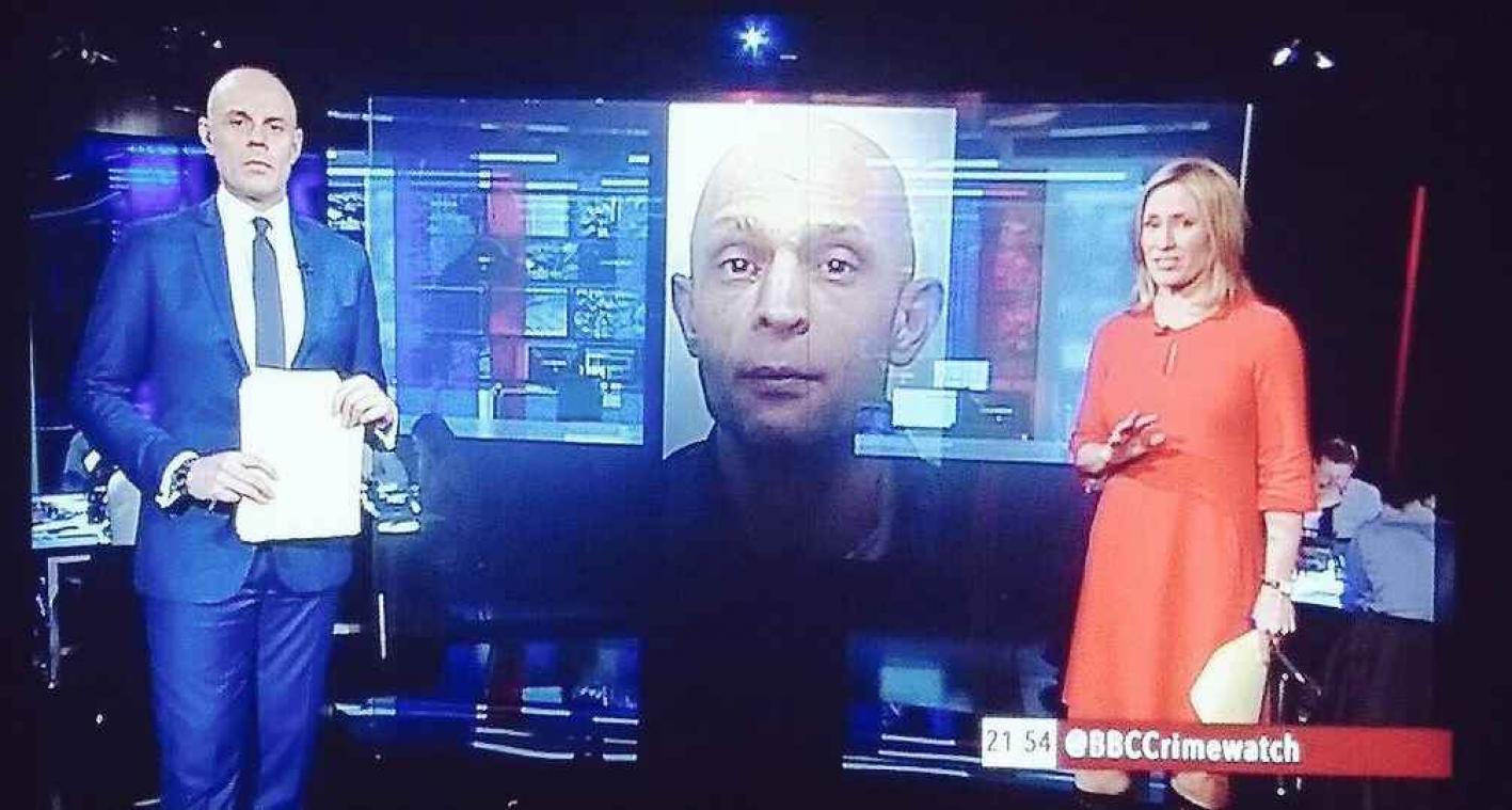 BBC-presentator lijkt verdacht veel op crimineel