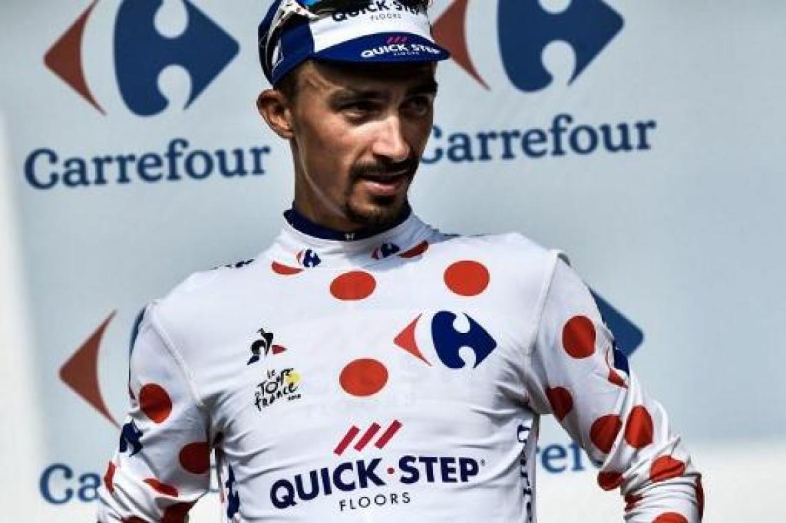 Alaphilippe verzekert zich van bolletjestrui