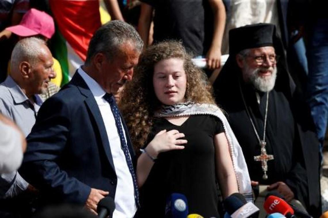 Vrijgelaten Palestijnse tiener wil verder strijden voor gelijke rechten