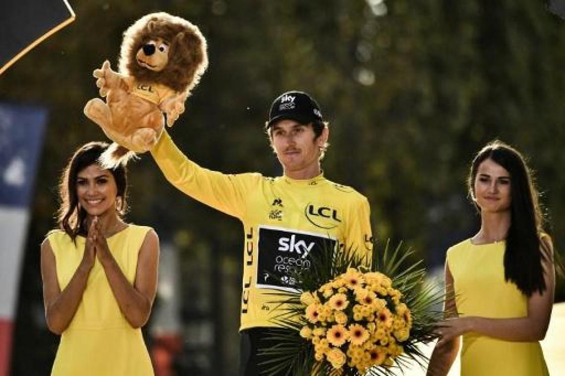 Geraint Thomas wint in gele trui natourcriterium Surhuisterveen