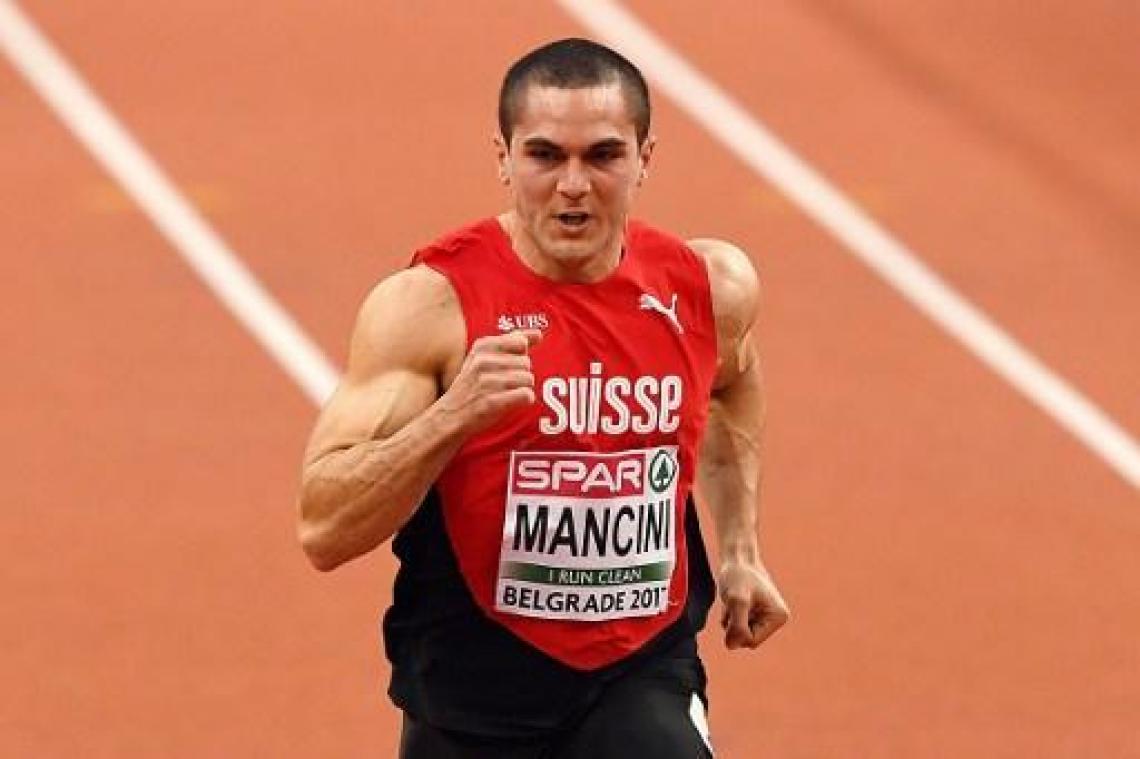 EK atletiek - Zwitserse sprinter Pascal Mancini mag niet deelnemen na racistische uitlatingen
