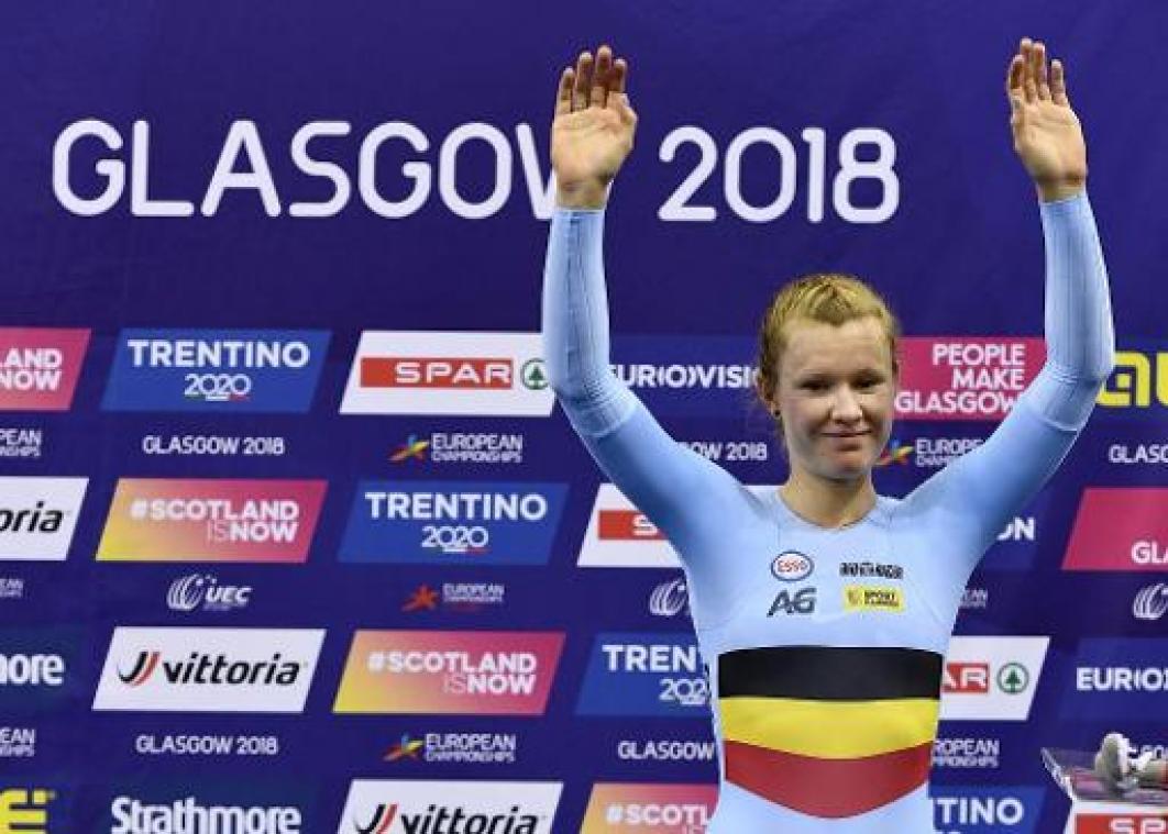 Glasgow 2018 - Jolien D'hoore verovert met bronzen plak in de scratch eerste Belgische medaille