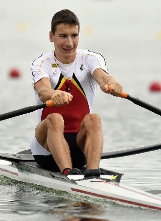 Ruben Somers naar B-finale in lichte skiff