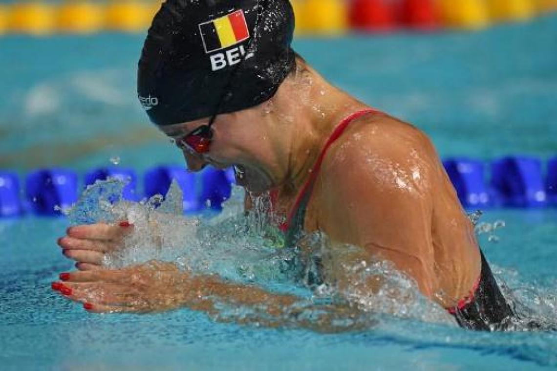 Glasgow 2018 - Zwemmen - Fanny Lecluyse grijpt naast finale 100 meter schoolslag