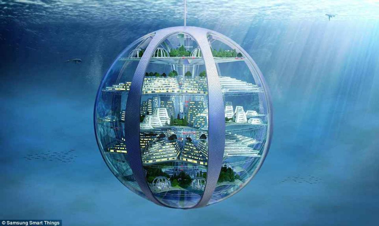 Binnen 100 jaar wonen we onder water of in de lucht