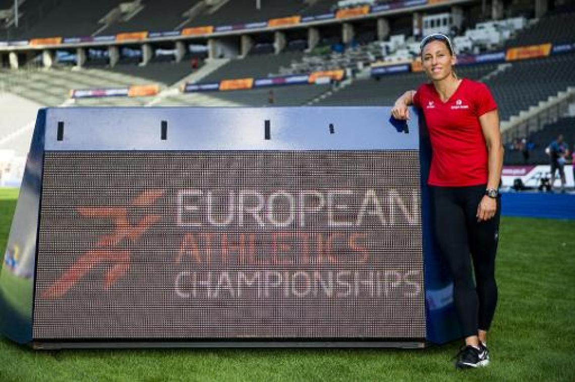 Eline Berings mikt in Berlijn op Belgisch record