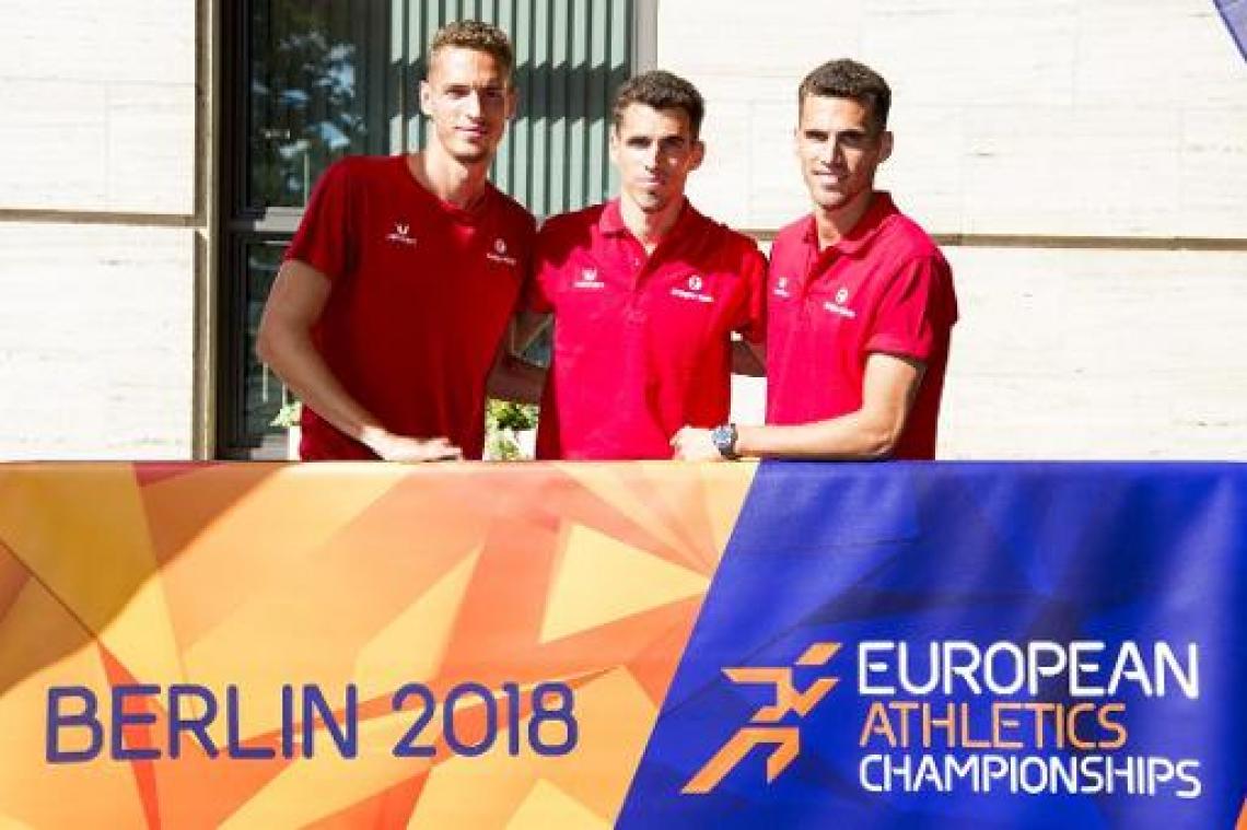 Kevin, Jonathan en Dylan Borlée met winst in reeksen naar halve finales 400m