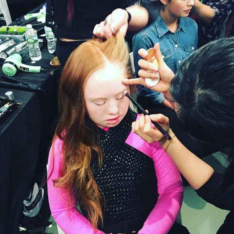 Model met Down-syndroom schittert weer op New York Fashion Week