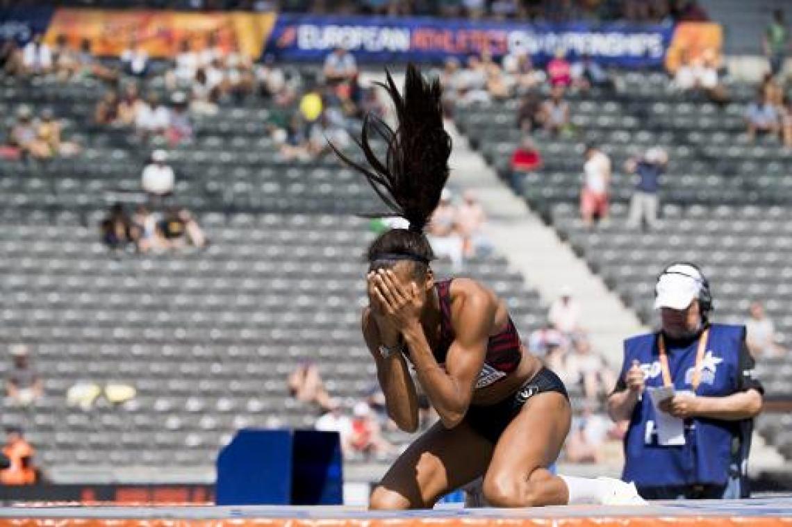 Thiam blinkt ook in het hoogspringen niet uit, maar wint proef wel